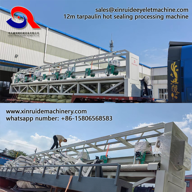12m Tarpaulin Hot Sealing Machine Is Loading To Guizhou(图1)